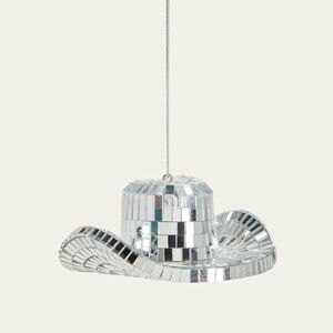Disco Cowboy Hat Ornament